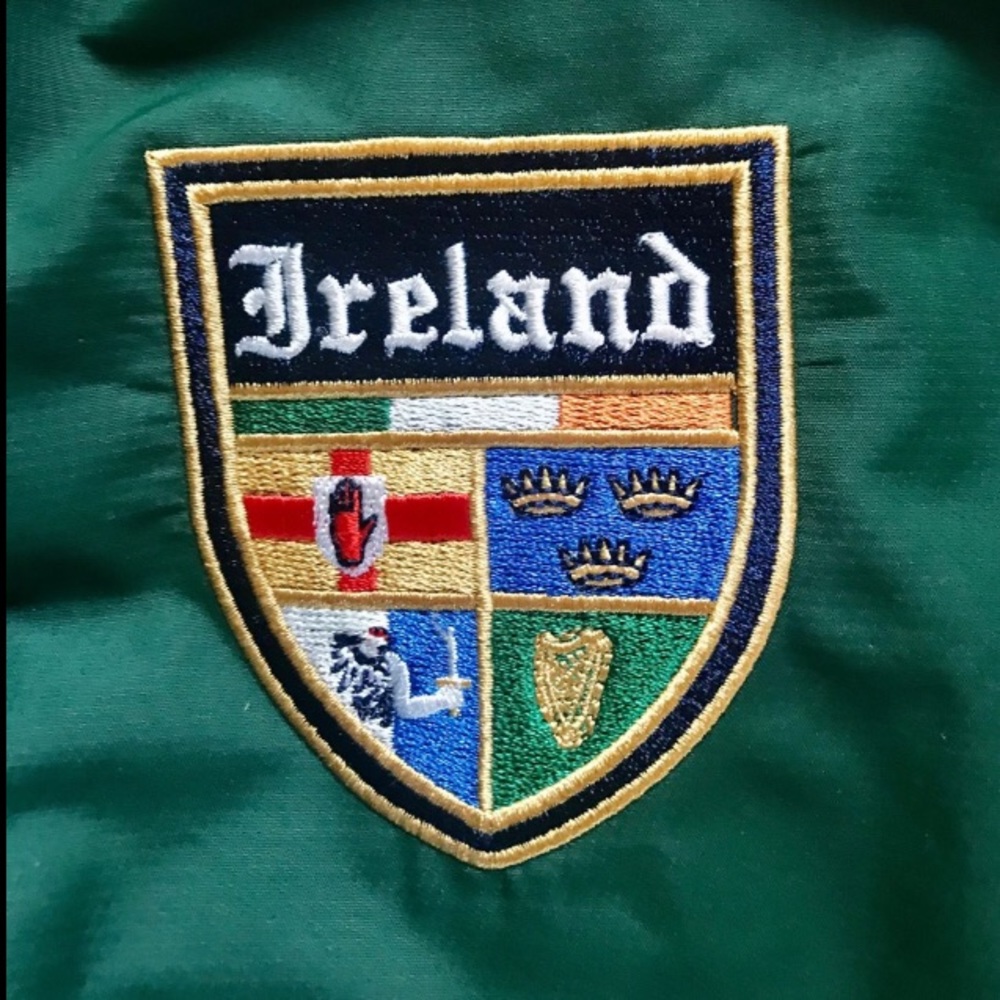 Retro Irish Full Zip Fleece Lined Jacket Heritage - Picture 5 of 8